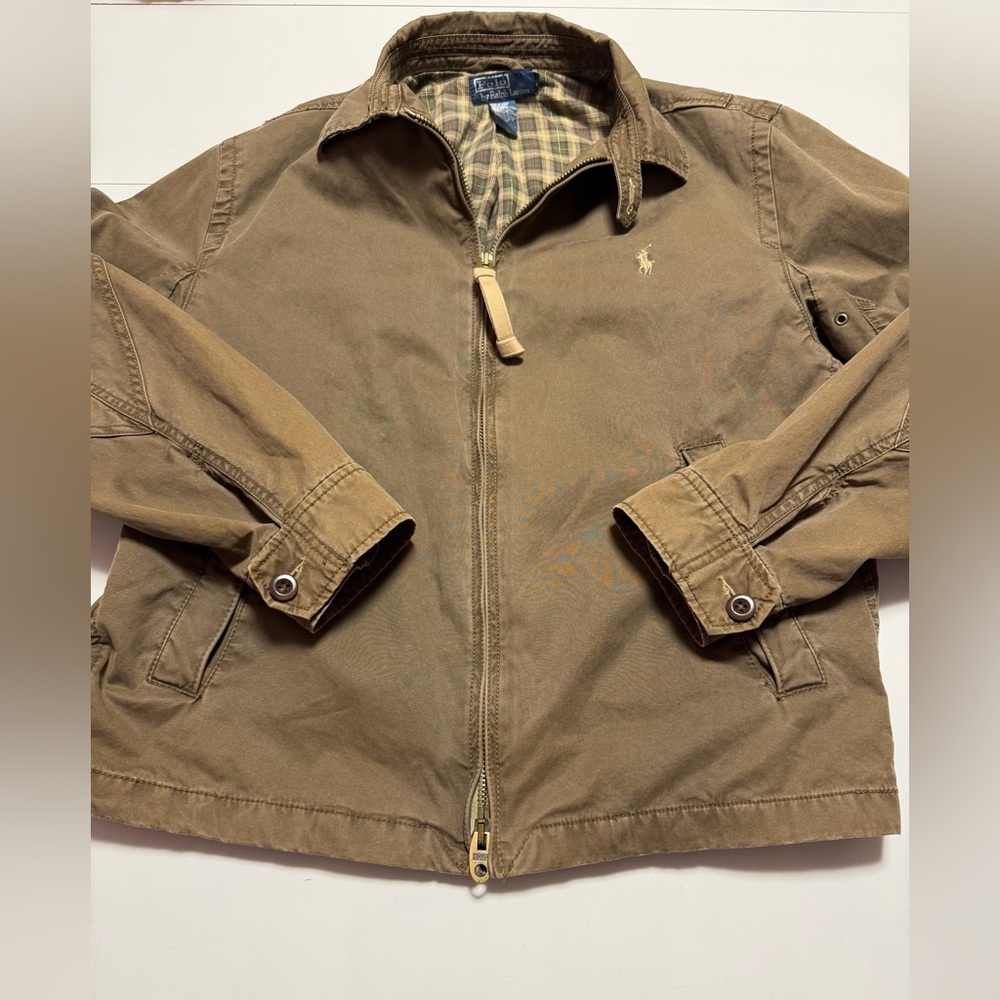 Polo Ralph Lauren olive/brown jacket - Picture 2 of 10